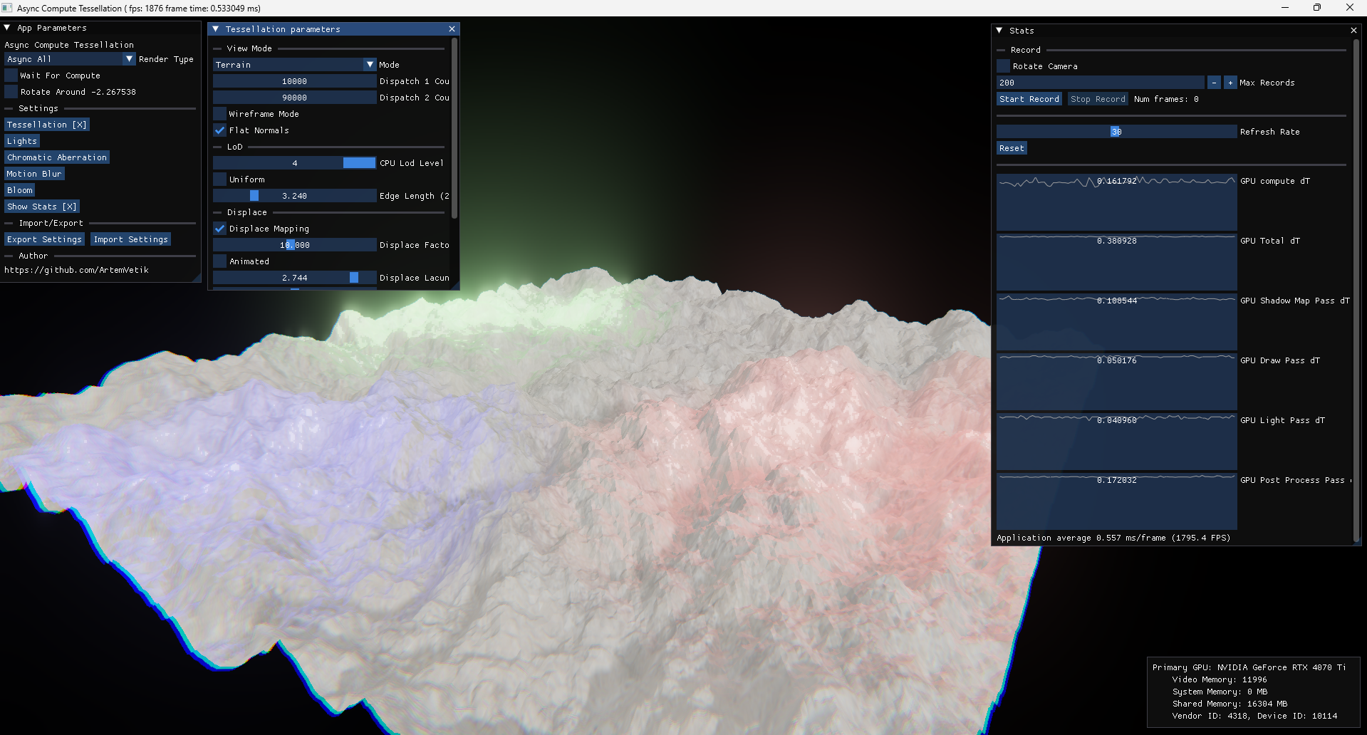 Terrain High Tessellation Color
