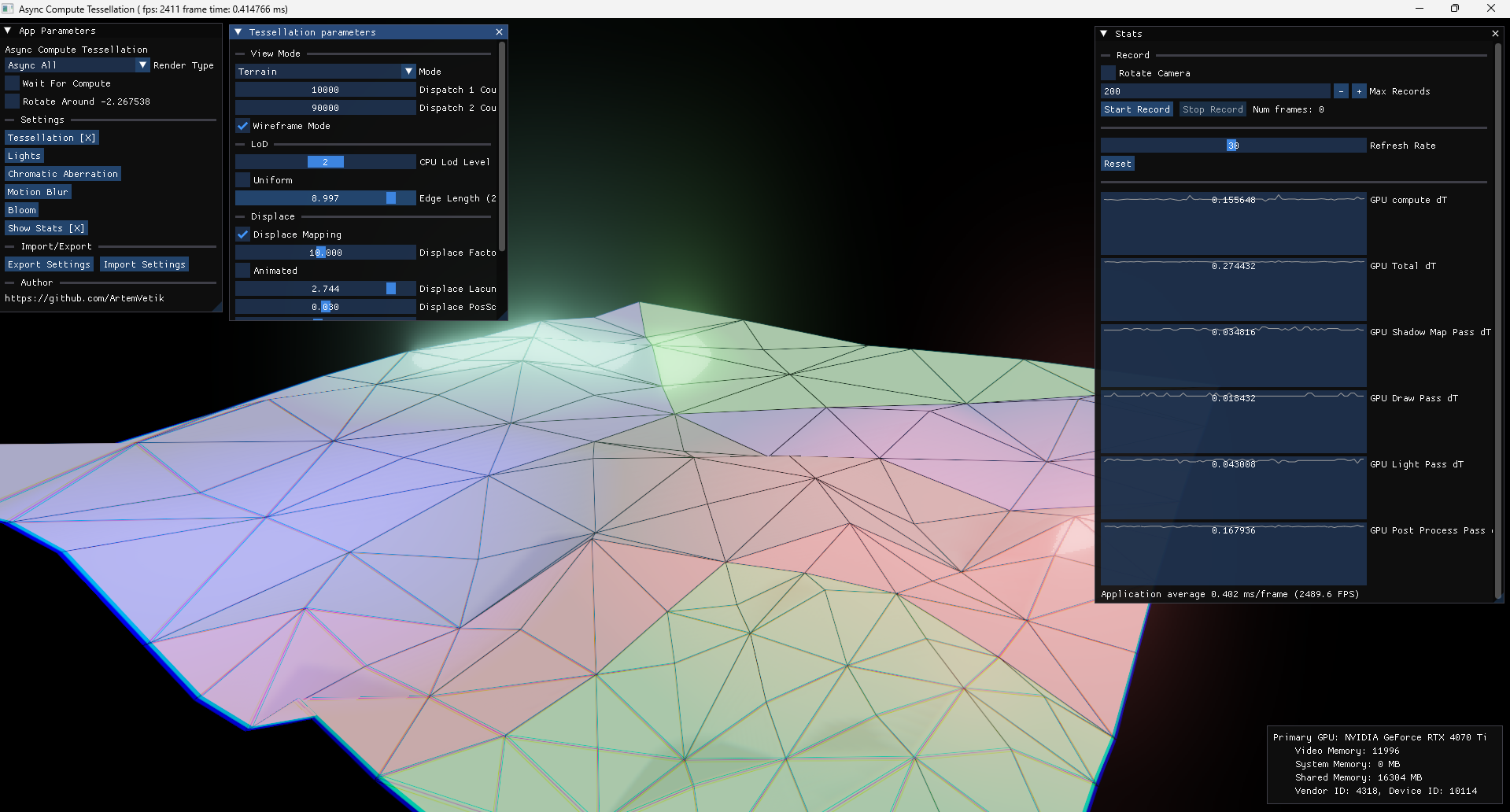 Terrain Low Tessellation
