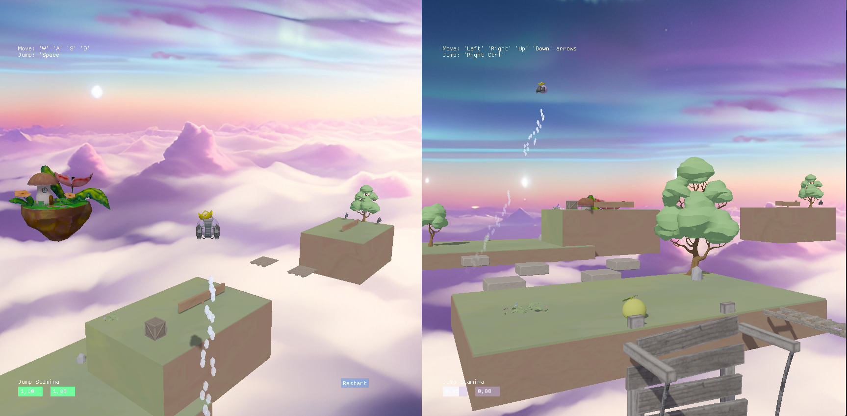 Split Screen Demo
